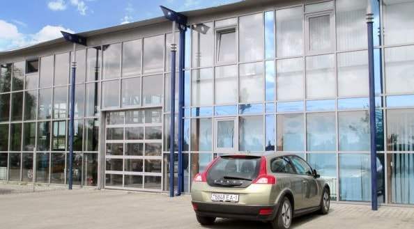 Ворота с панорамными остеклениями Харьков