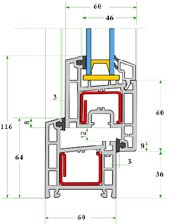 Рехау Евро Дизайн 60