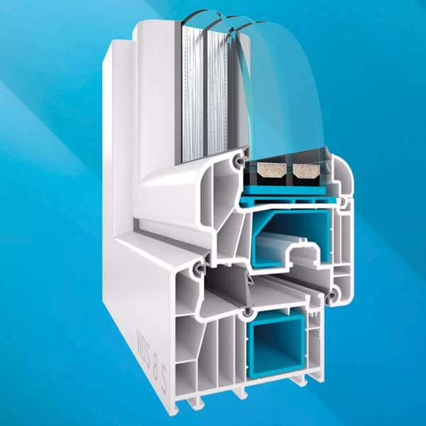 Оконный профиль WDS-8 SERIES